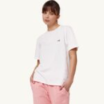 女性 F40RH273 Autry アイコニックなクルーネックTシャツ ホワイト