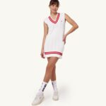 女性 F40RH276 Autry テニス ロゴパッチ ドレス