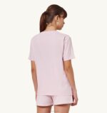 女性 F40RH280 Autry テニス クルーネック Tシャツ ピンク - 画像 (2)