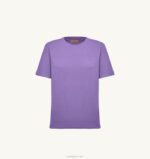 女性 F40RH285 Autry スーパーヴィンテージ クルーネック Tシャツ パープル - 画像 (4)