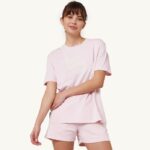 女性 F40RH290 Autry テニスアカデミー クルーネックTシャツ ピンク