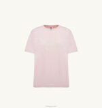 女性 F40RH290 Autry テニスアカデミー クルーネックTシャツ ピンク - 画像 (4)