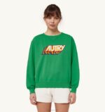 女性 F40RH293 Autry aerobic ロゴ クルーネック スウェットシャツ グリーン