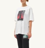 女性 F40RH297 Autry リバティフォト クルーネックTシャツ ホワイト - 画像 (2)