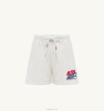 女性 F40RH307 Autry アイコニック ロゴ ショーツ ホワイト - 画像 (5)