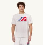 男性 F40RH96 Autry アイコニックなクルーネックTシャツ ホワイト